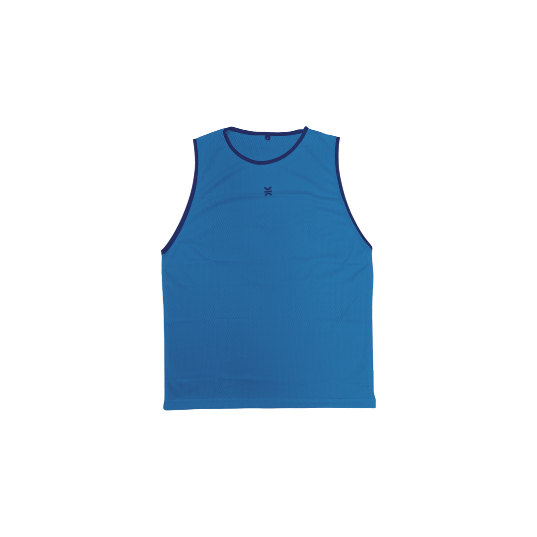 Grassroots Athletics training pinnie in blue